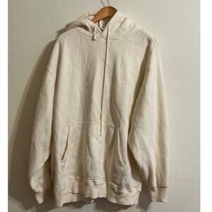 Vintage Southpole Hoodie MENS size L Sweatshirt Hip Hop Baggy Style cream color